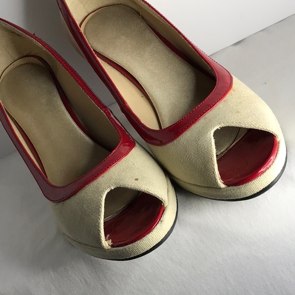 Bongo 9 1/2 peep toe heels - Picture 8 of 9